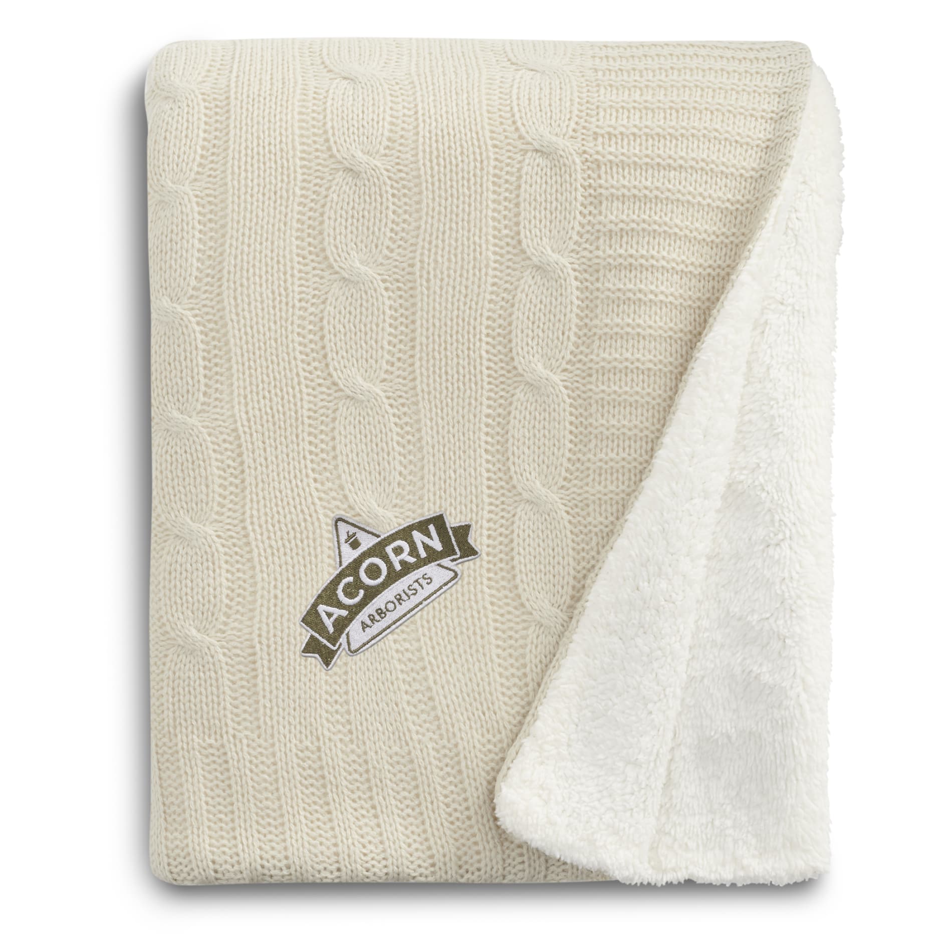 Field & Co.® Cable Knit Sherpa Blanket 33