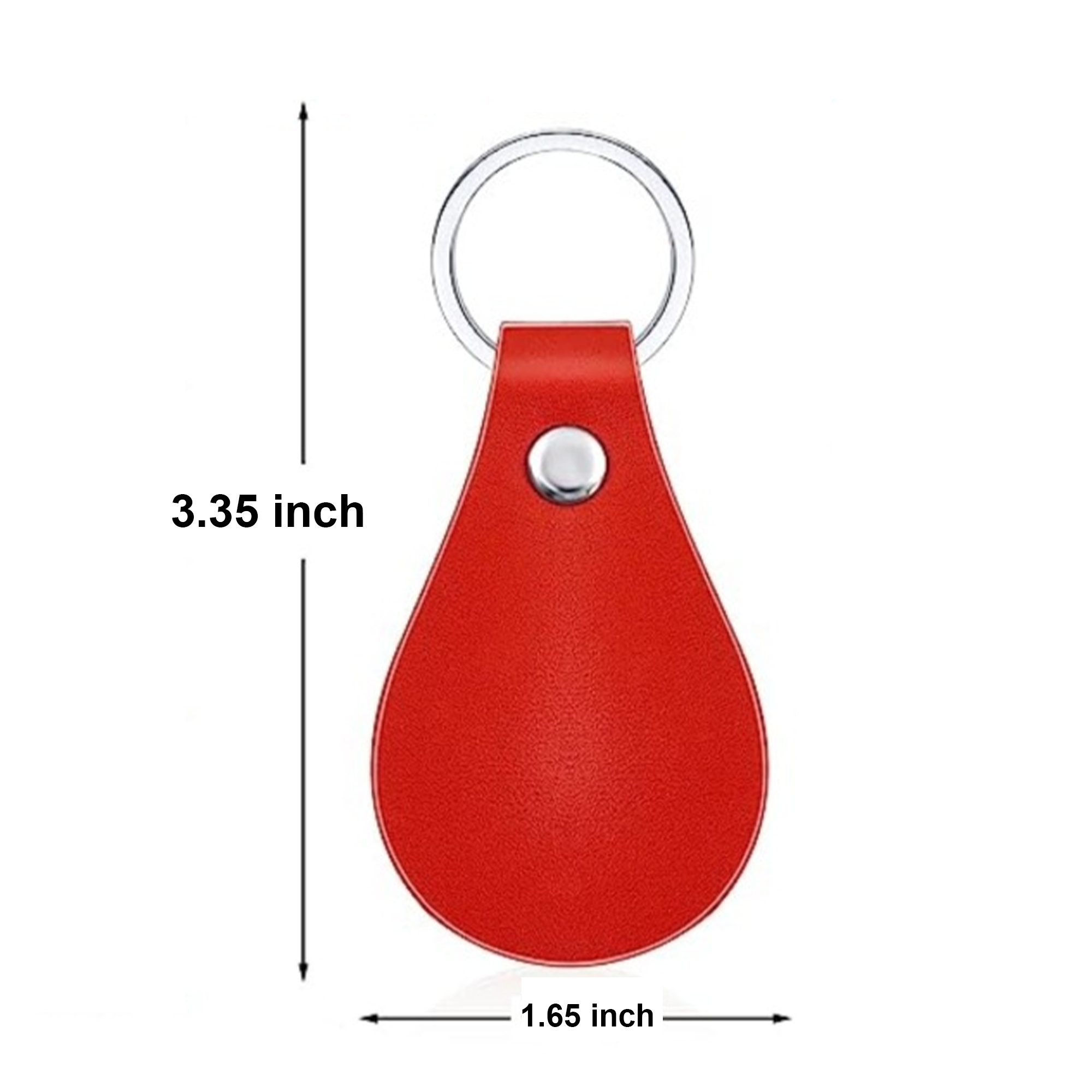 Customizable Logo Gift Accessories Pu Leather Keychain 3