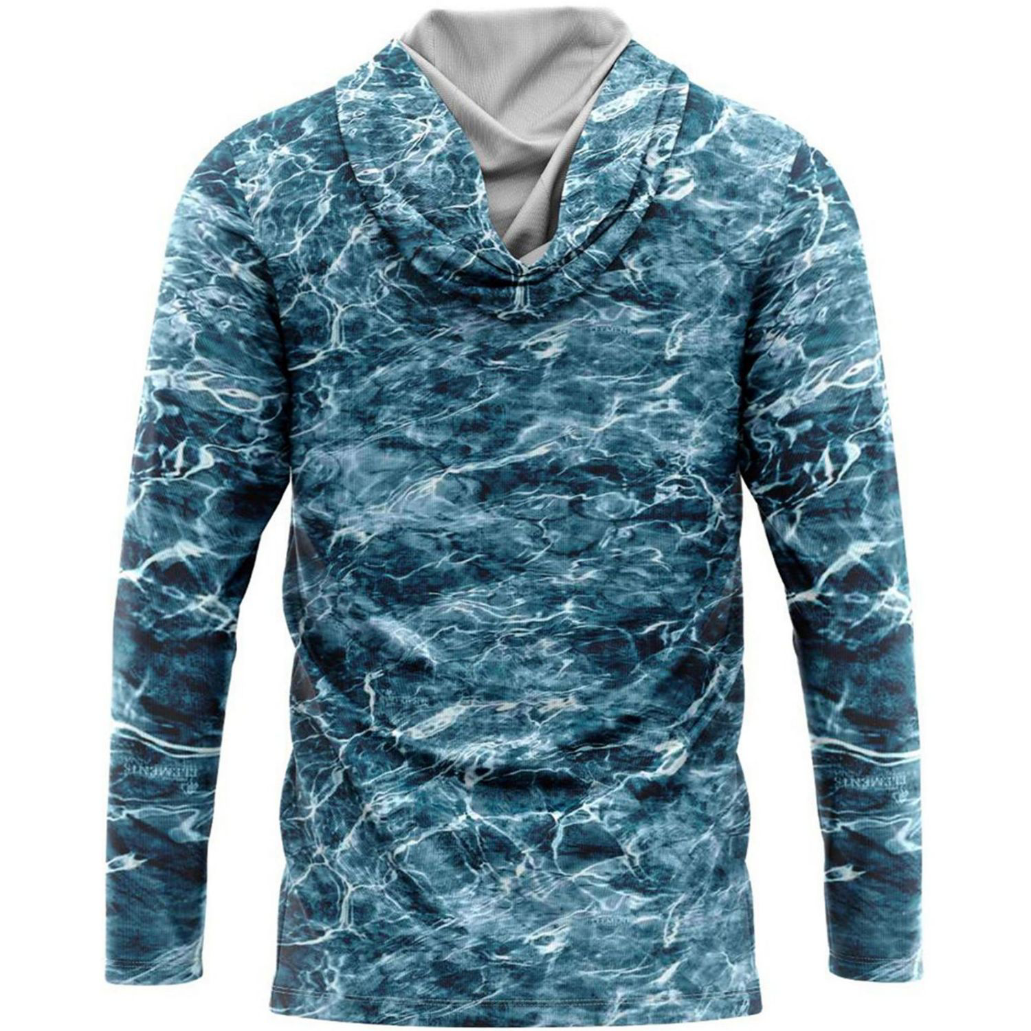 Mossy Oak® Men's 4.4 oz. Polyester Interlock Hooded T-Shirt, UPF 50+ 3