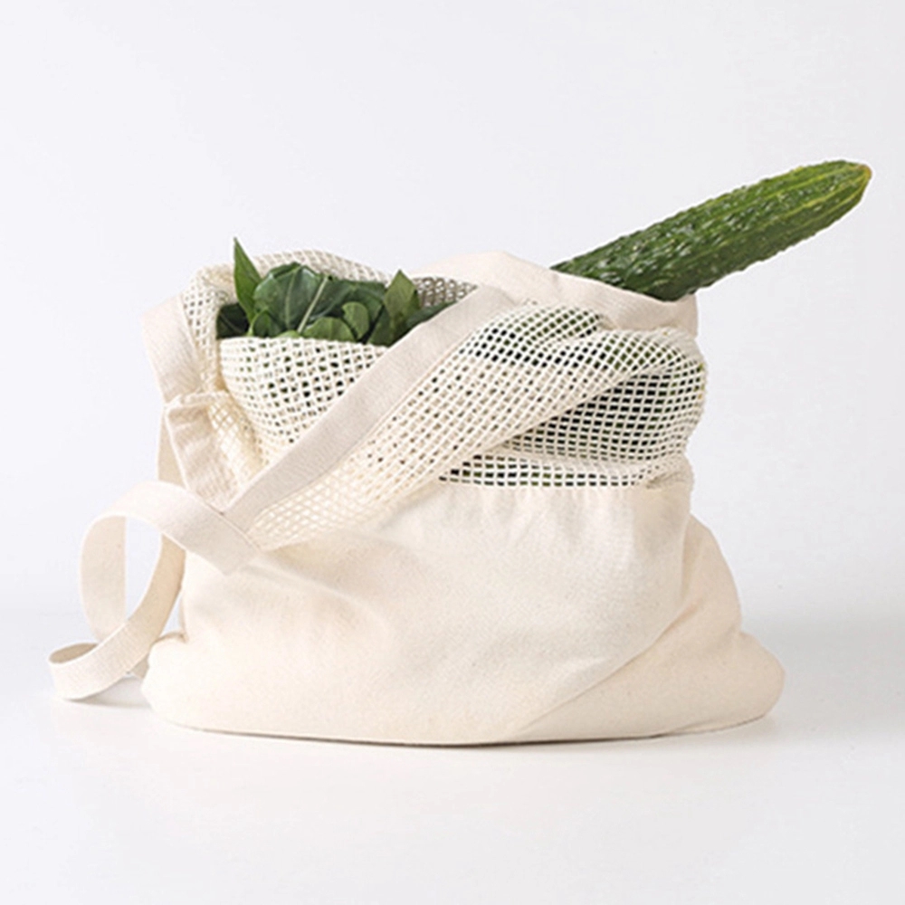 Cotton Mesh Totes Beach Bag 3