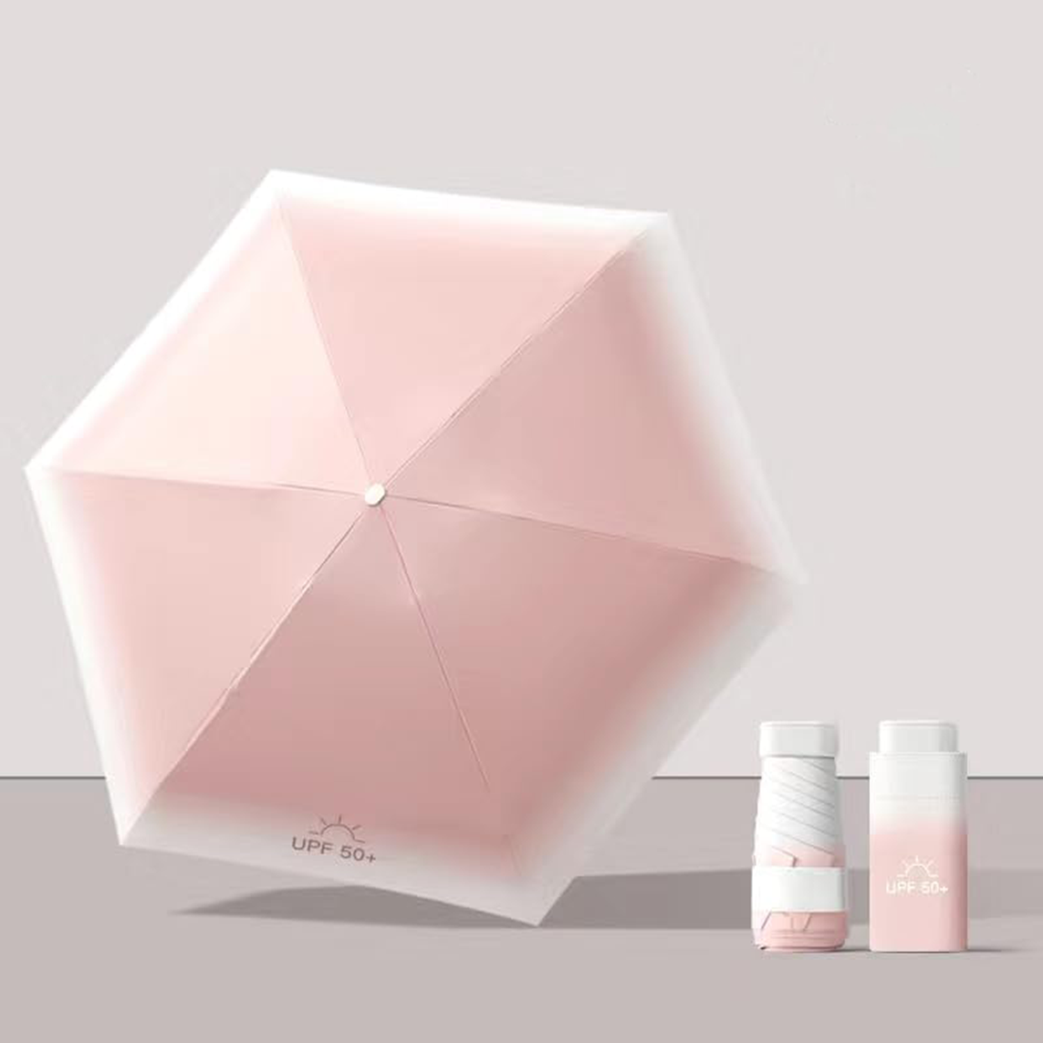 Mini UV Protection Gradient Travel Umbrella 4
