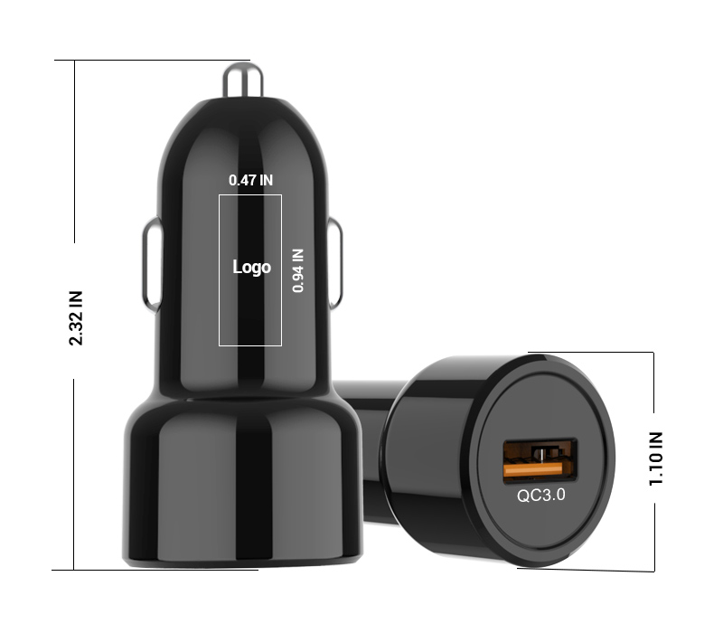 Quick Charge Car Charger, 18W 5