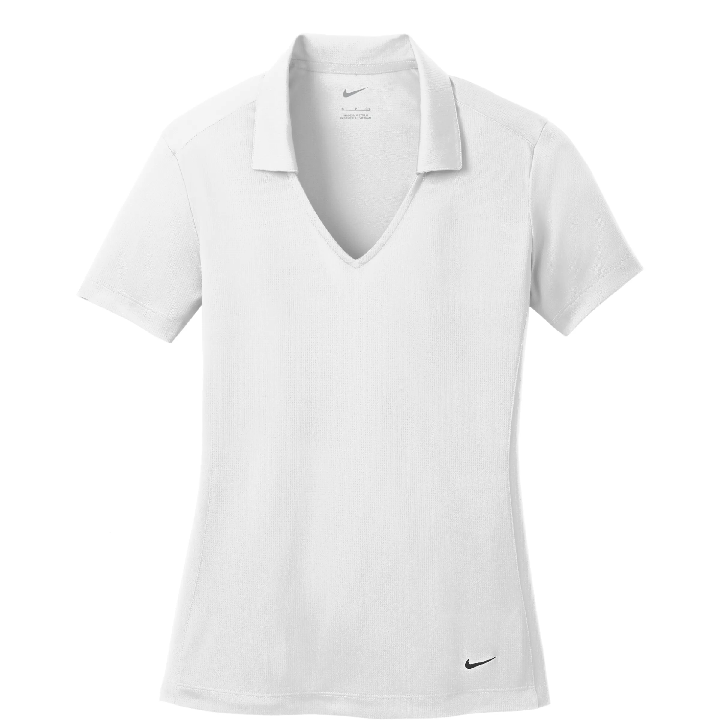 NIKE(R) LADIES DRI-FIT VERTICAL MESH POLO 4
