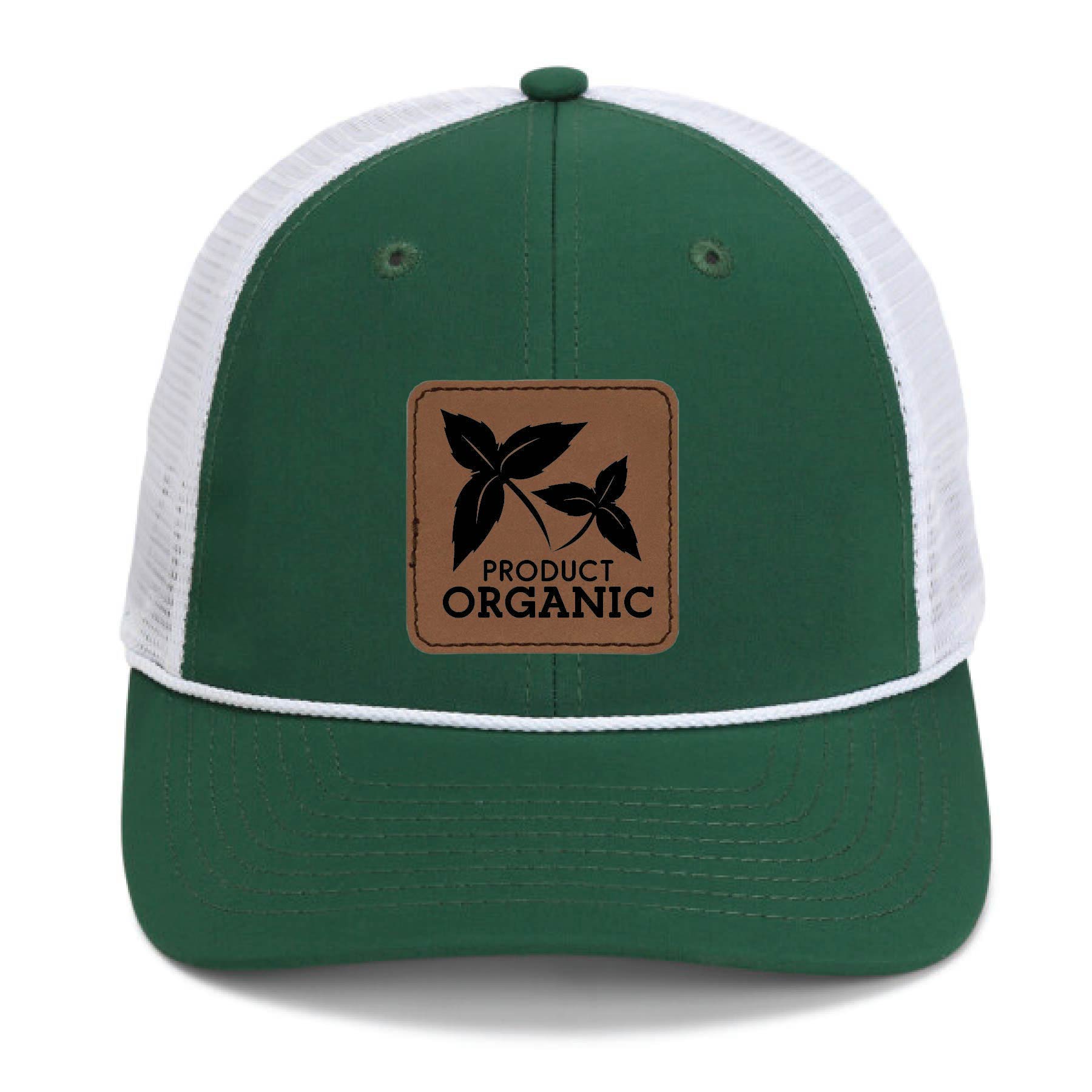 Imperial 7055 6-Panel The Night Owl Performance Rope Cap w/ Leatherette Patches or Embroidery 14
