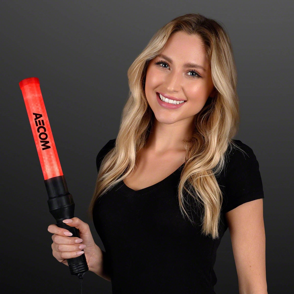 Traffic Safety Light Wand 16" LED Red Baton 4