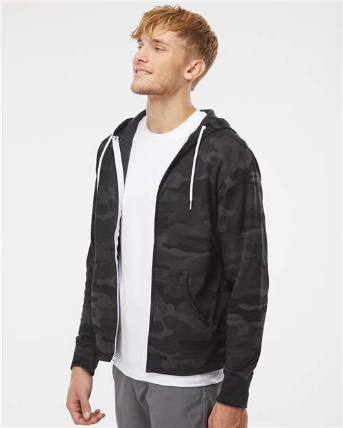Unisex Lightweight Full-Zip Hooded Sweatshirt - AFX90UNZ 96