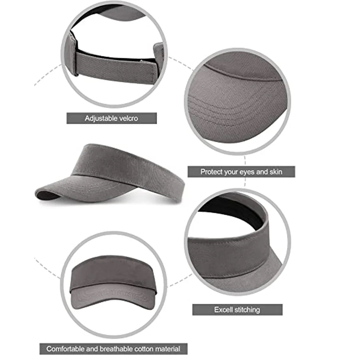 Sport Empty Top Sun Visor Caps 5