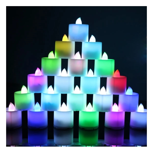 LED Flameless Tealight Candles Light 8