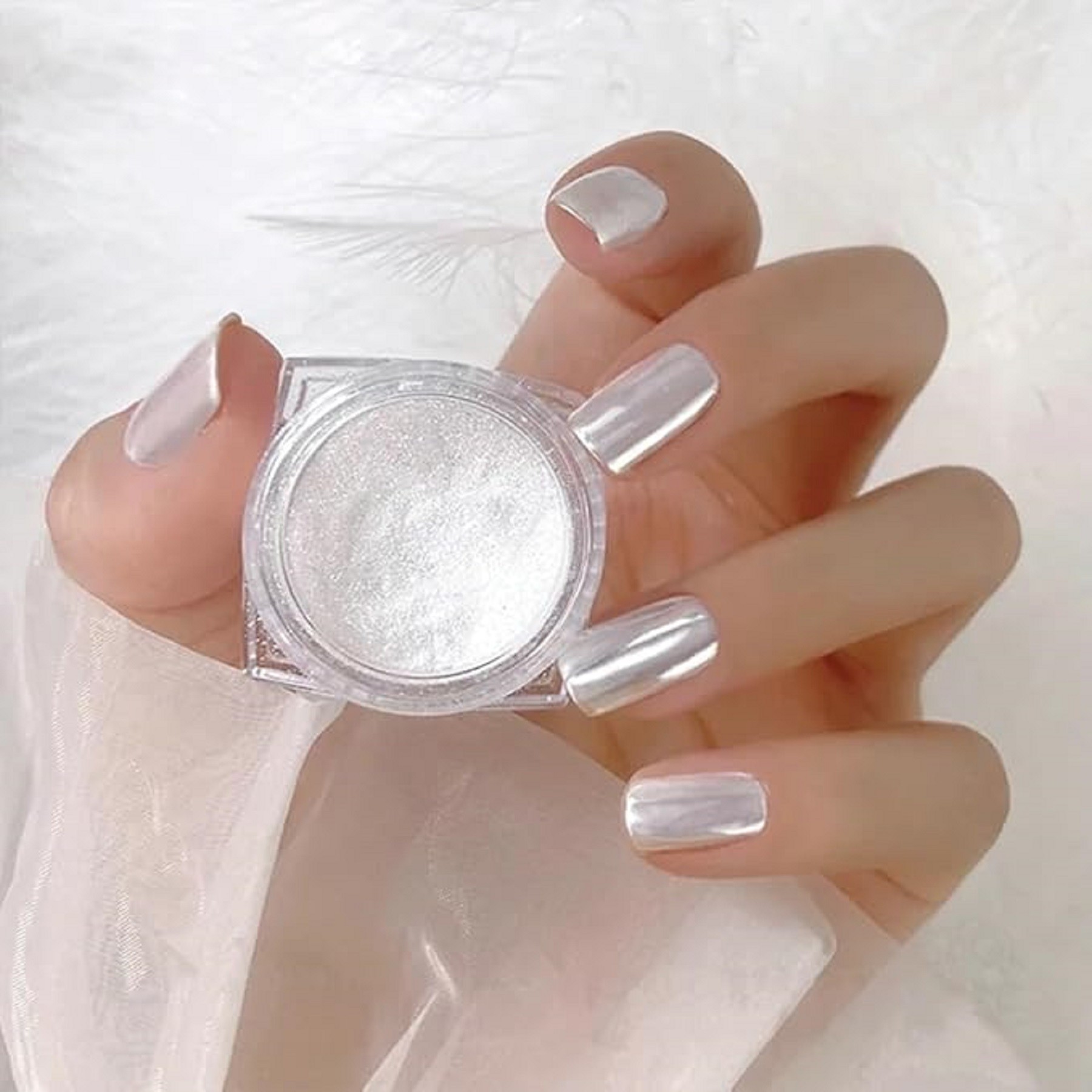 Round Plastic Nail Art Storage Box 5