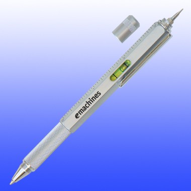 PEN W/ MINI SCREW DRIVERS, LEVELER, RULER 2