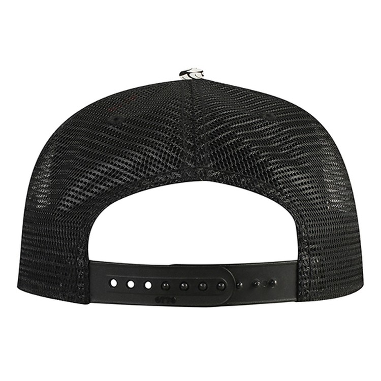 OTTO CAP "OTTO SNAP" 5 Panel Mid Profile Mesh Back Trucker Snapback Hat 4