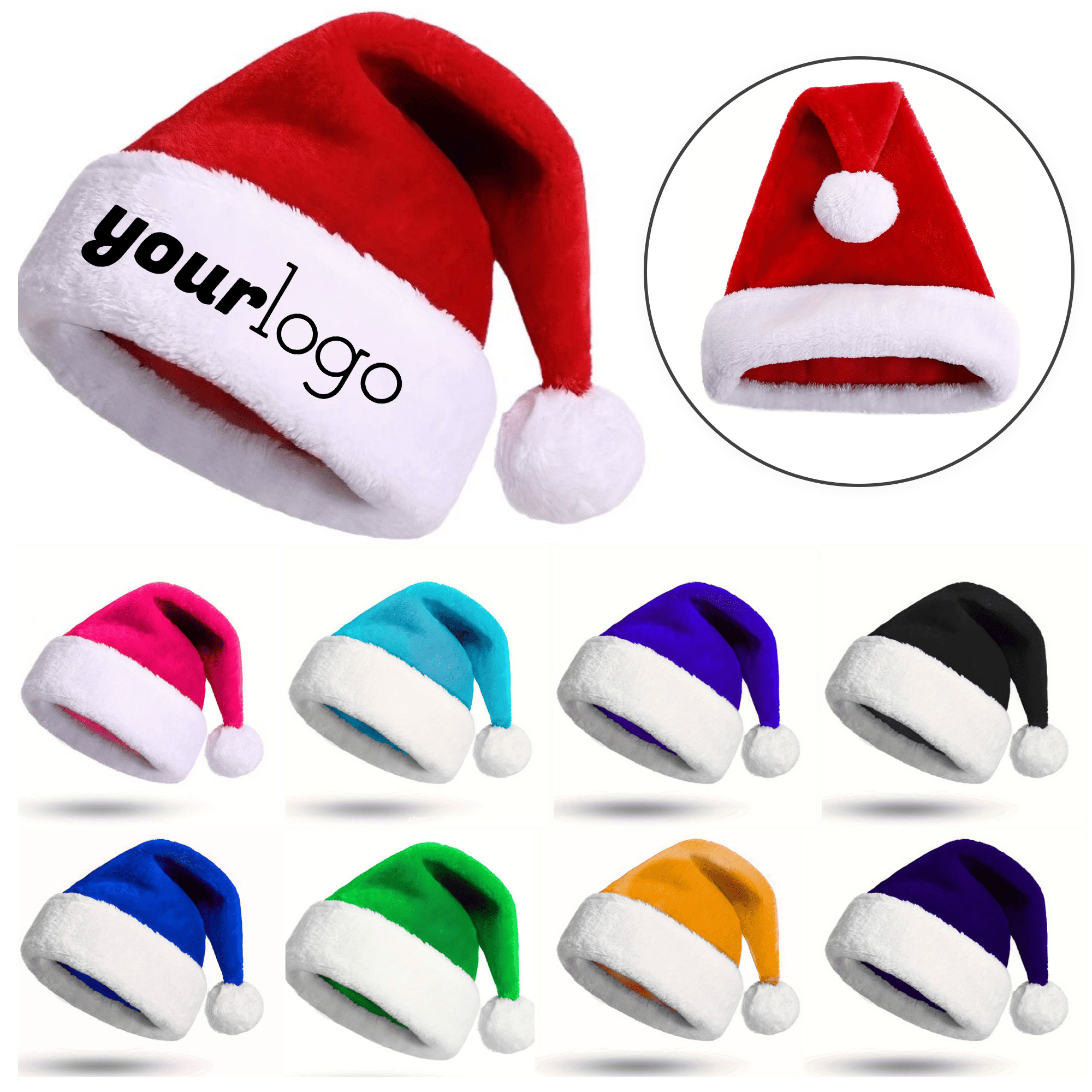 Premium Polyester Christmas Holiday Hat 2
