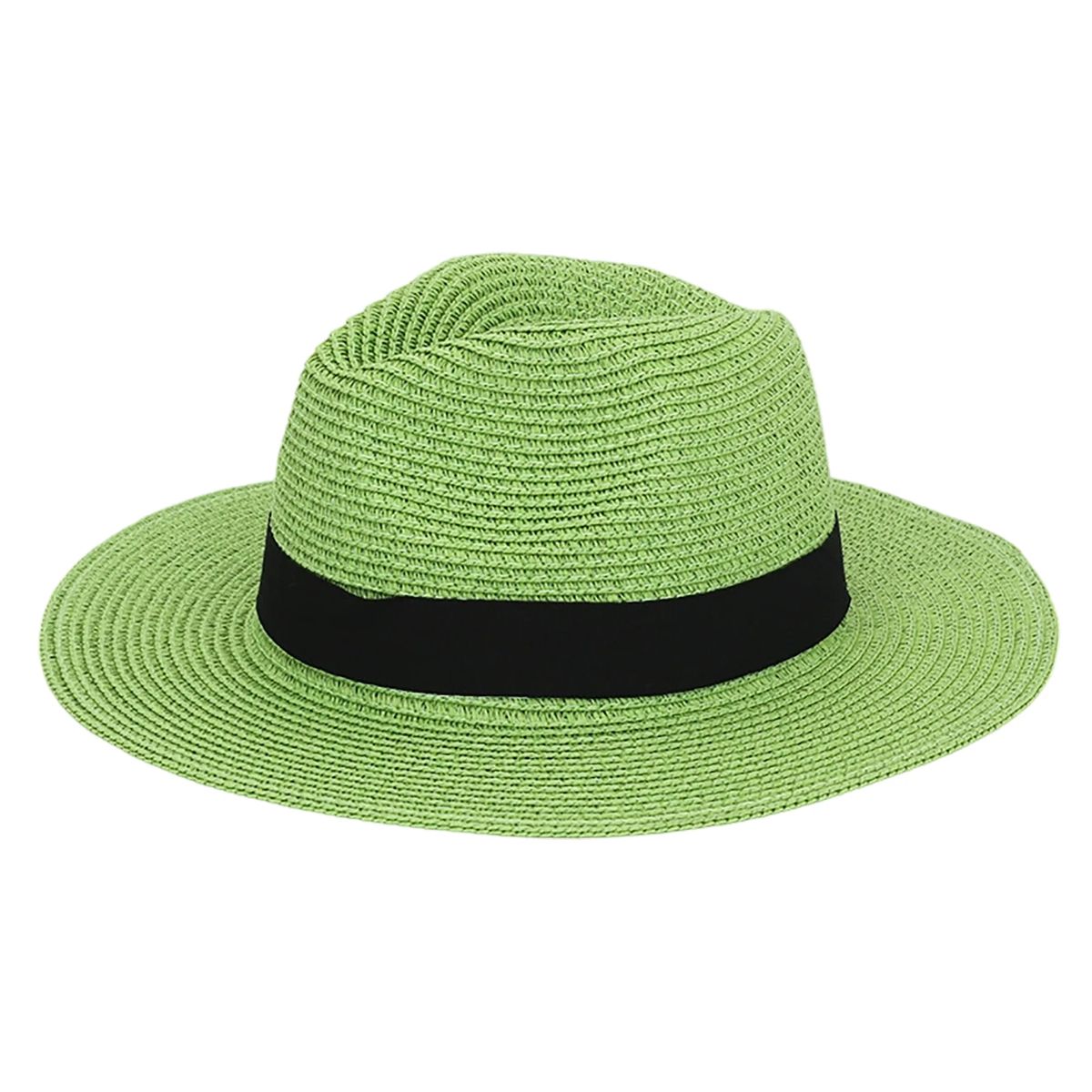 Stylish Woven Straw Hat with Wide Brim for Outdoor Use 14