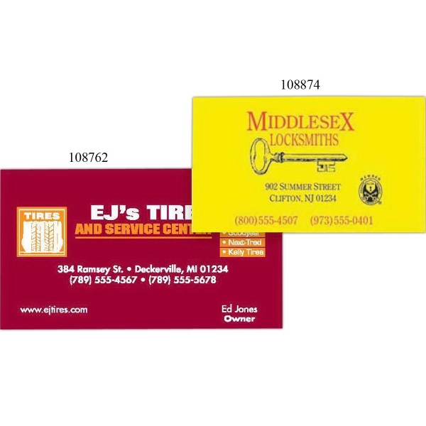 Business Card, Jumbo Magnet 2