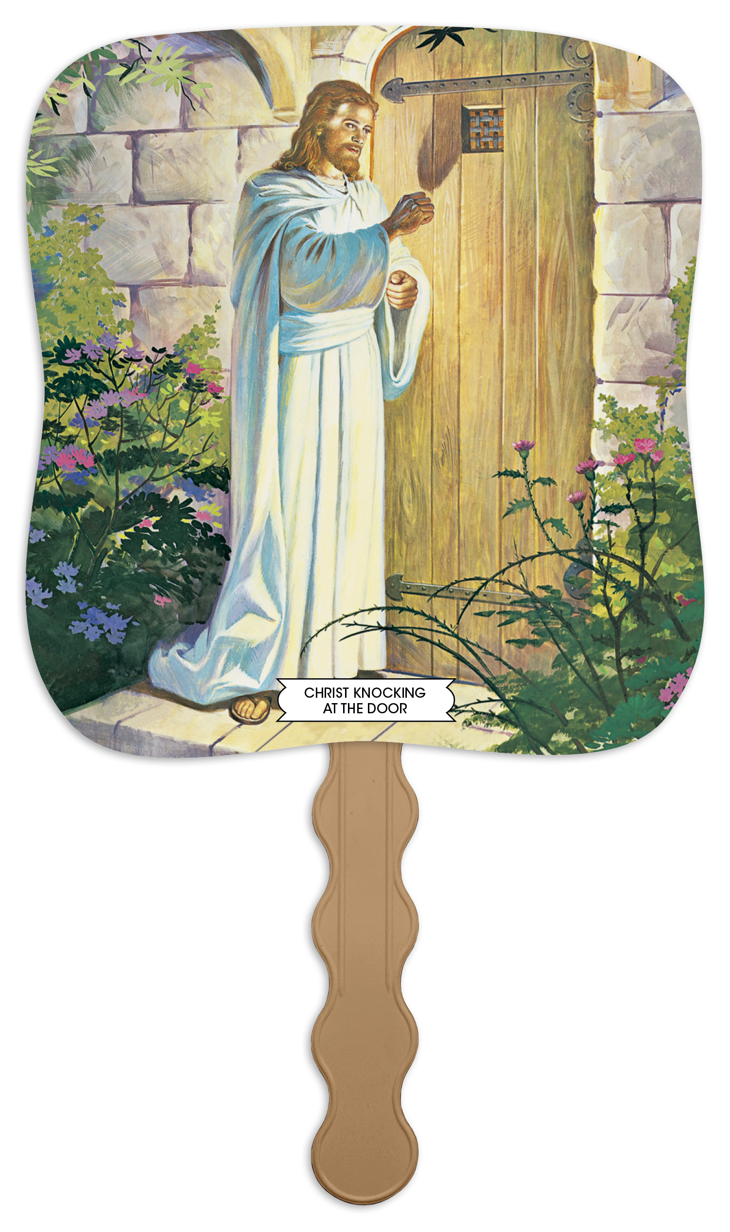 Skinner & Kennedy® Christ Knocking At The Door - Pictorial Fan 8