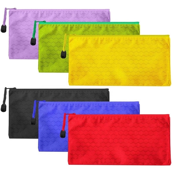 A6 Waterproof Zipper Pencil Pouch 3
