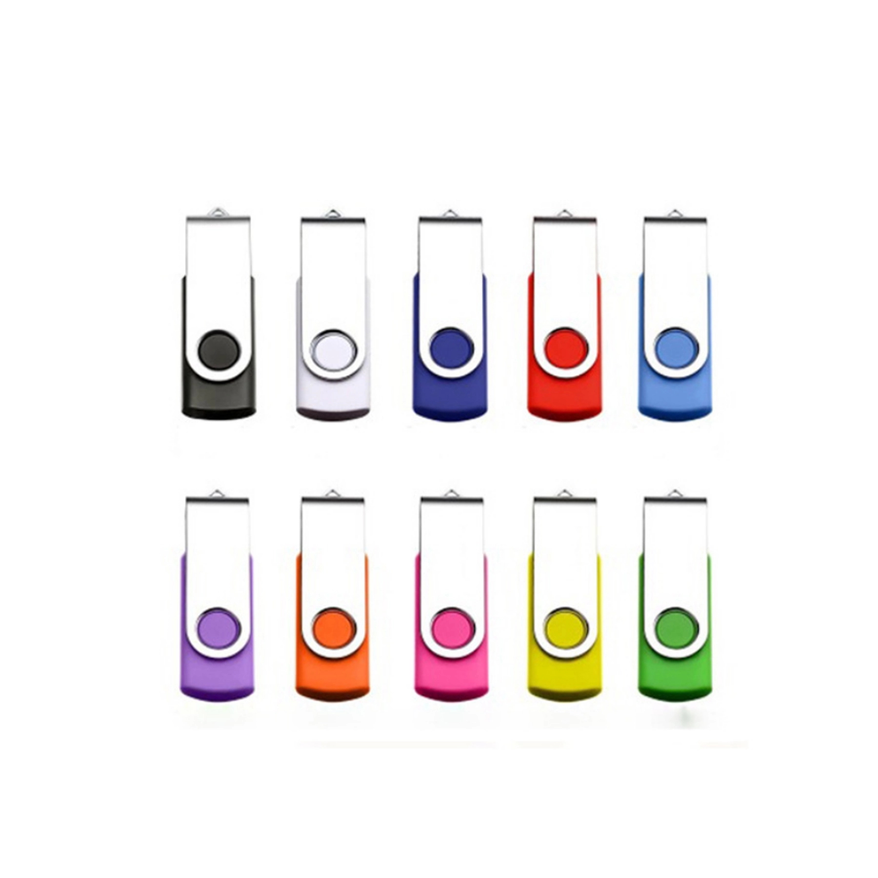MOQ 50 Custom Swivel USB Flash Drive 2