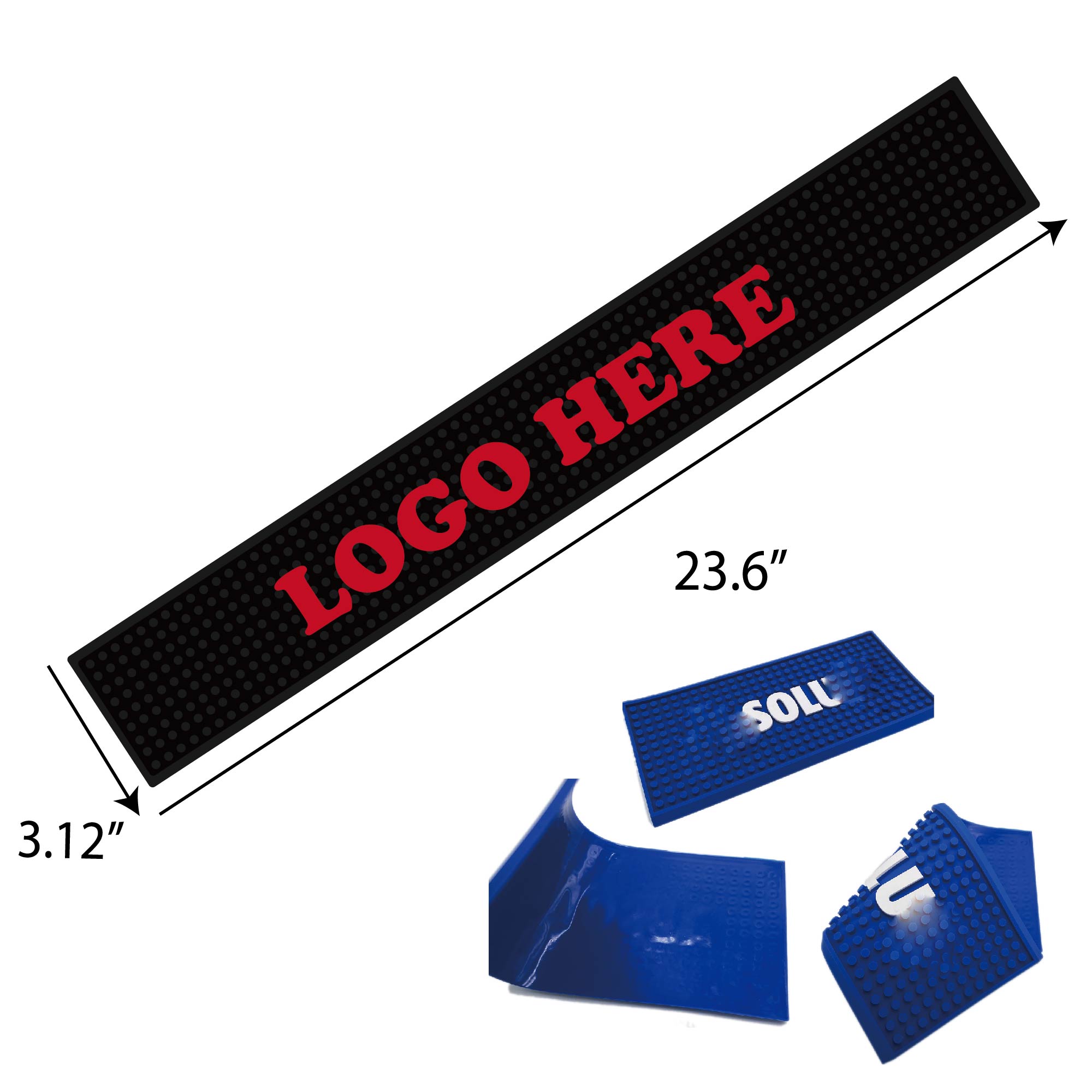 Soft PVC Bar Mat for Smooth Surface 3