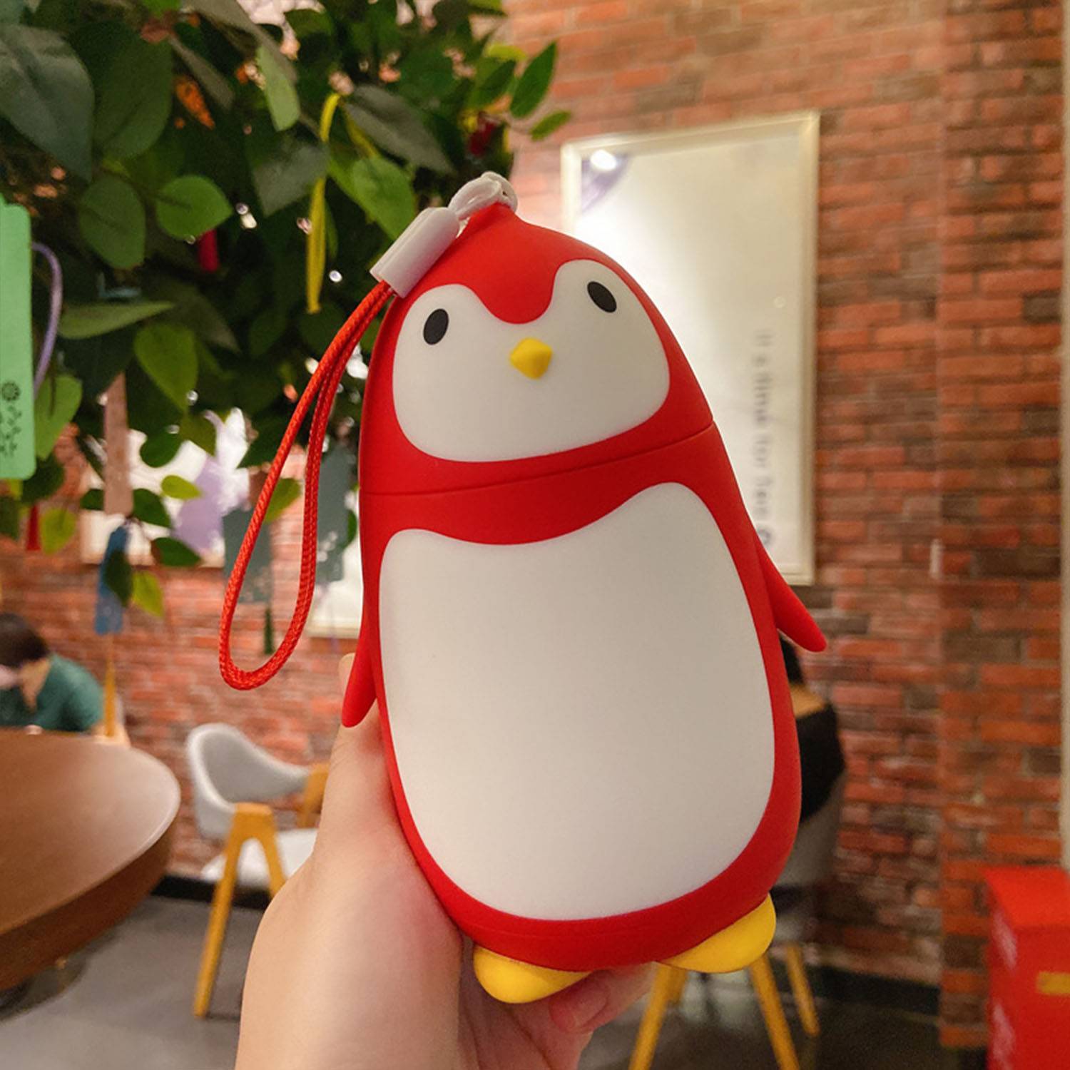 8.73oz Stainless steel cute penguin portable insulated cup 4