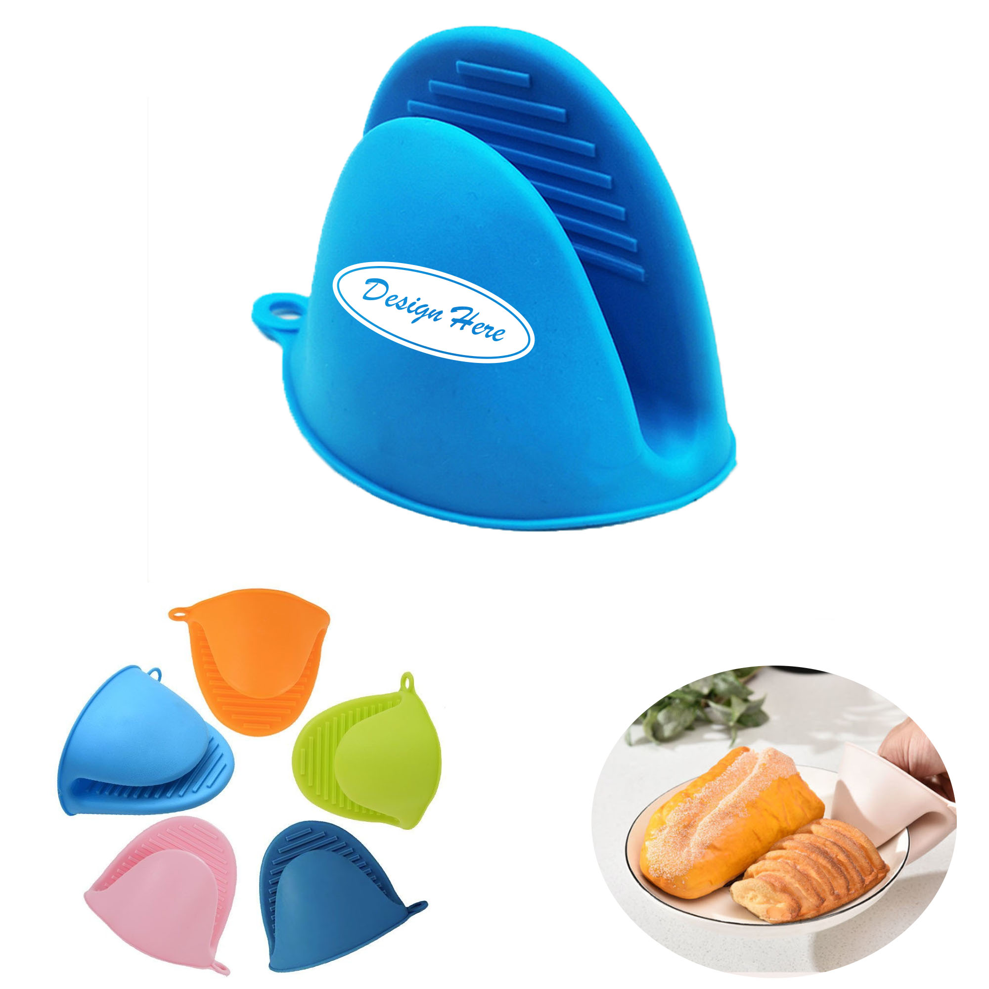Durable Silicone Pinch Mitts for Cooking Safety 2