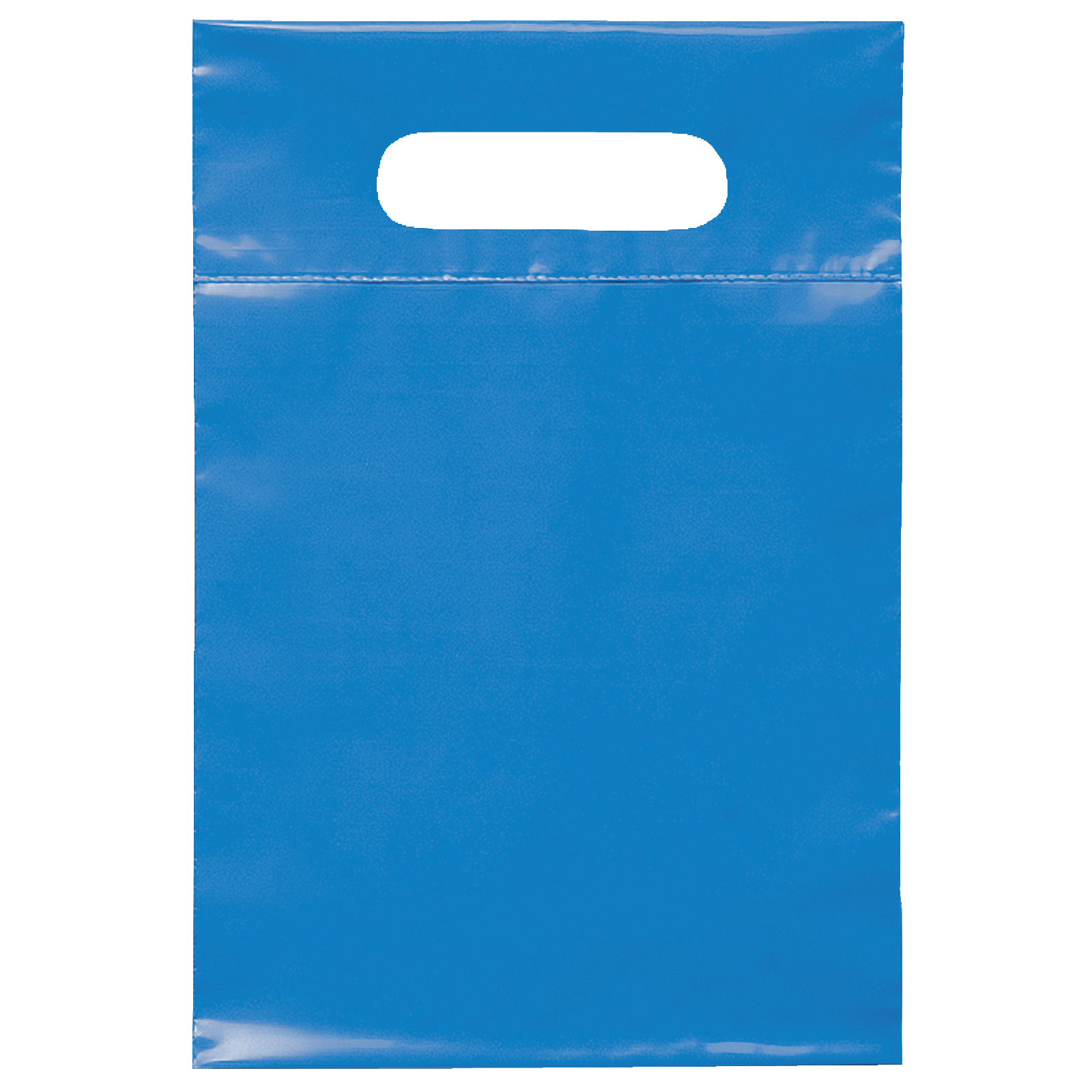Die Cut Handle Bag - 7W x 10 1/2H - Flexo Ink Print 5