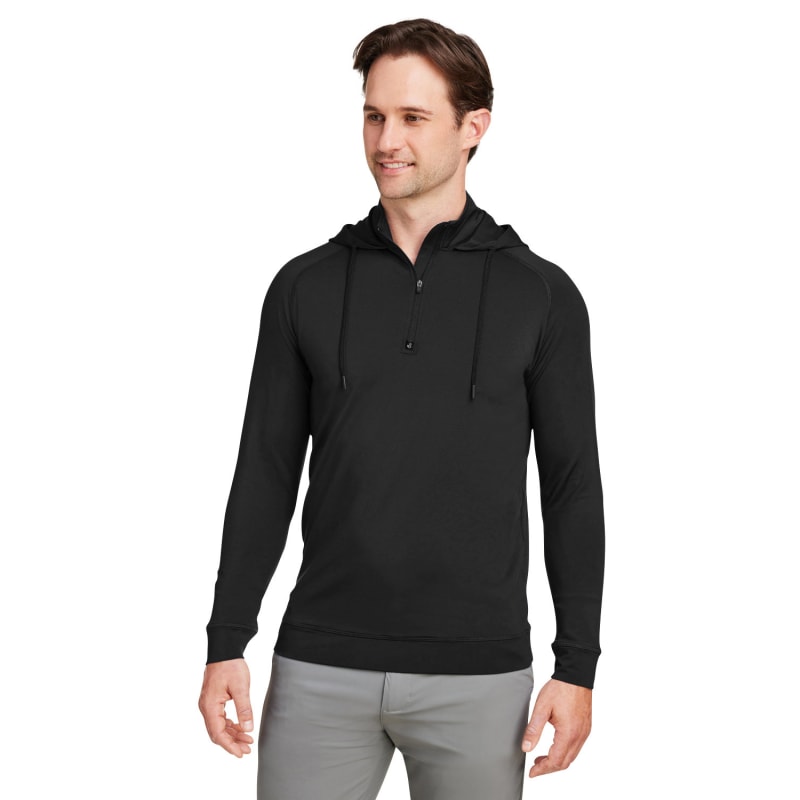 Swannies Golf Men's Vandyke Quarter-Zip Hooded Sweatshirt 11