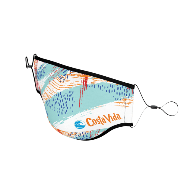 IMPORT Titan 3-Ply Dye-Sub Adult Face Mask w/ Adjustable Elastic Straps 39