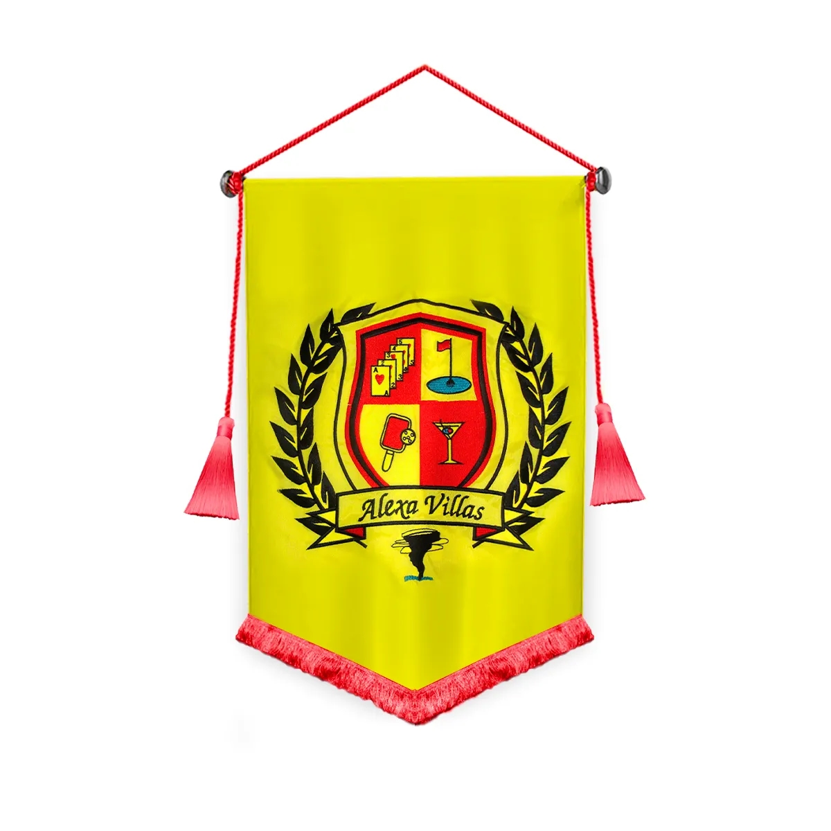 Podium Banner - Class A Applique & Embroidered 14" x 20" 2
