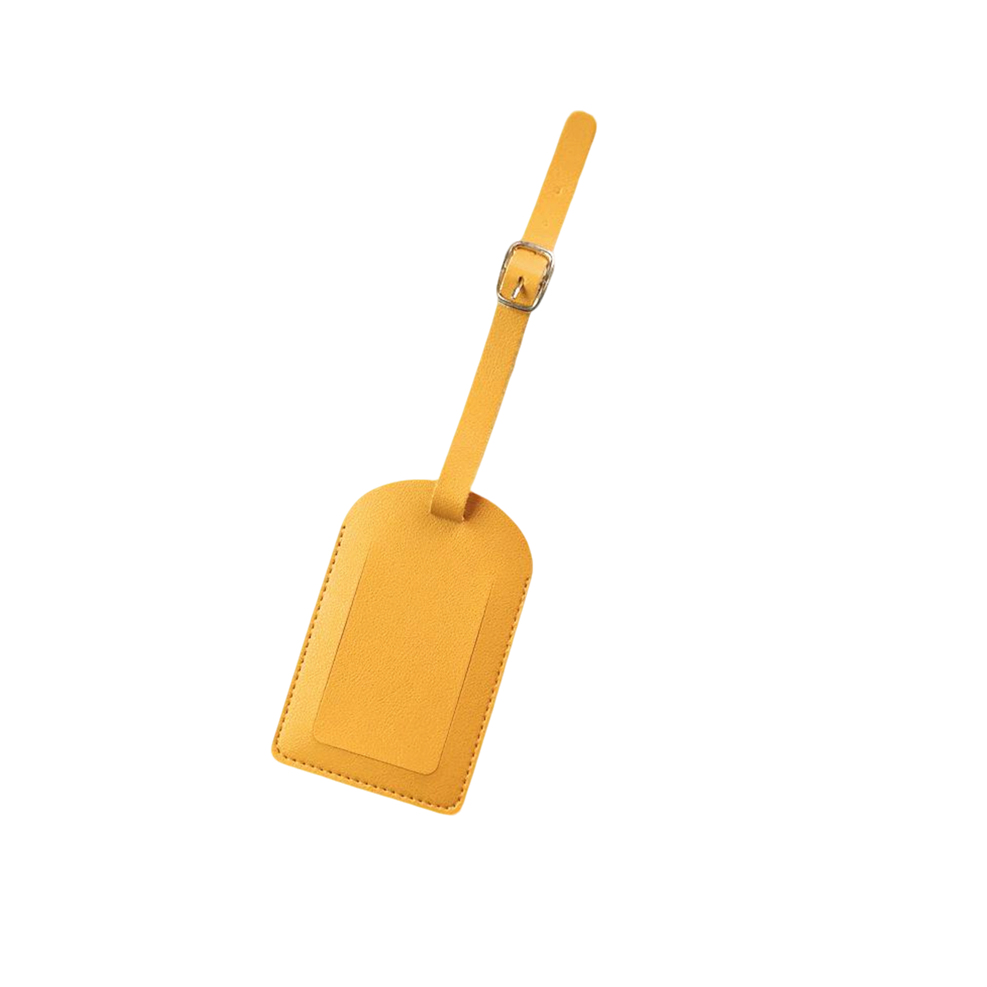 Synthetic Leather Luggage Tag With Privacy Cover And Adjustable Strap 9
