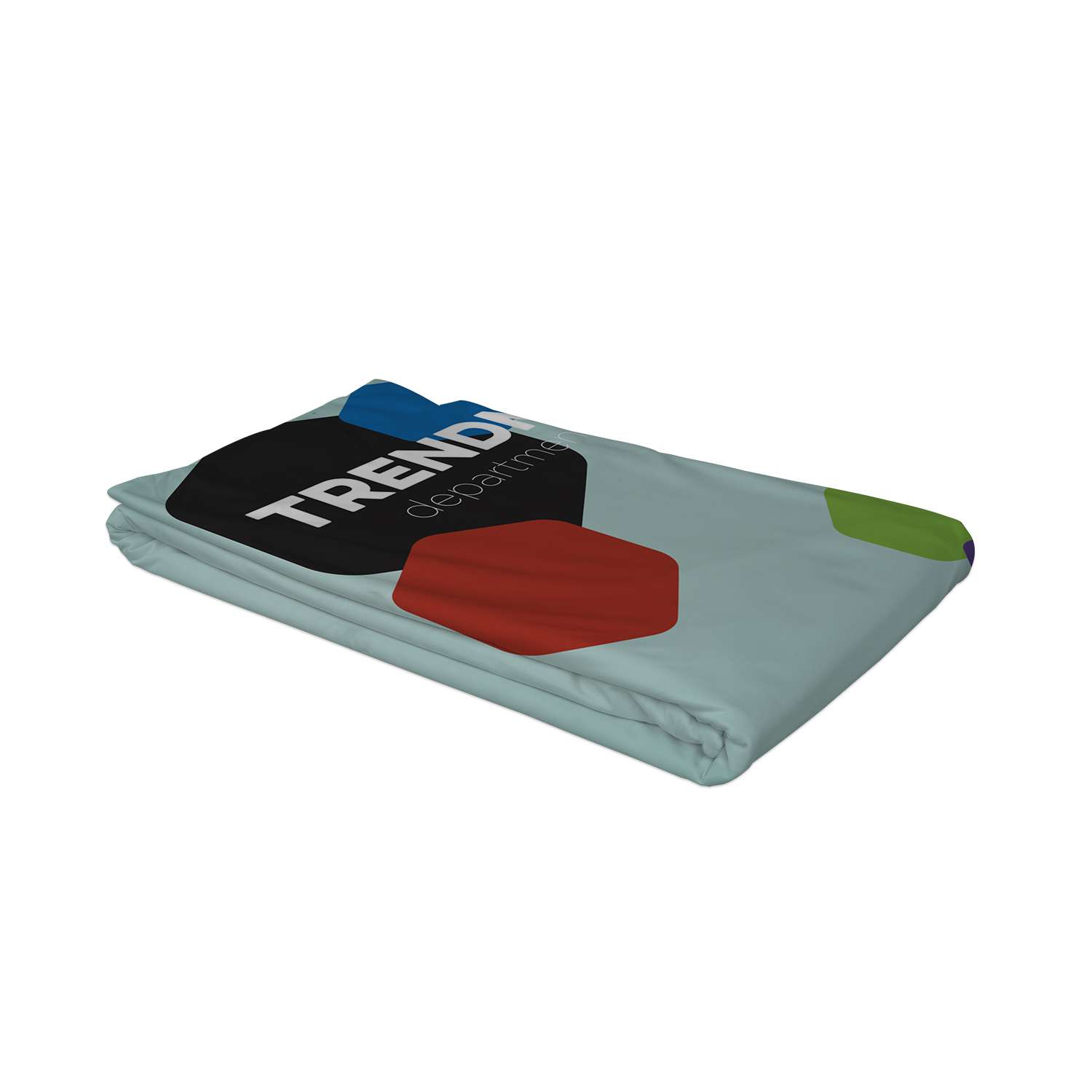 10' Curved Splash Floor Display Wrap Graphic Panel (Polyester Knit)