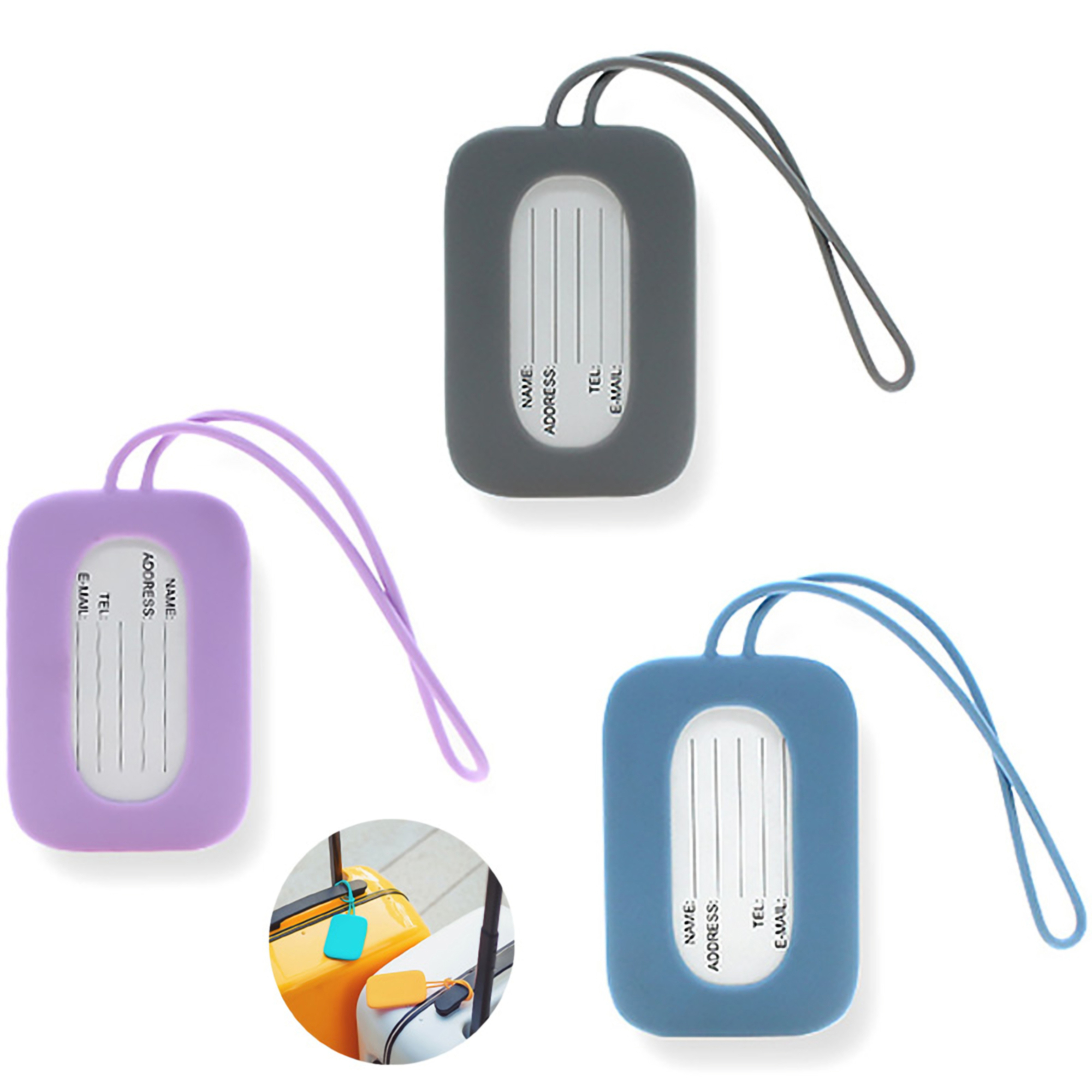 Silicone Luggage Tag