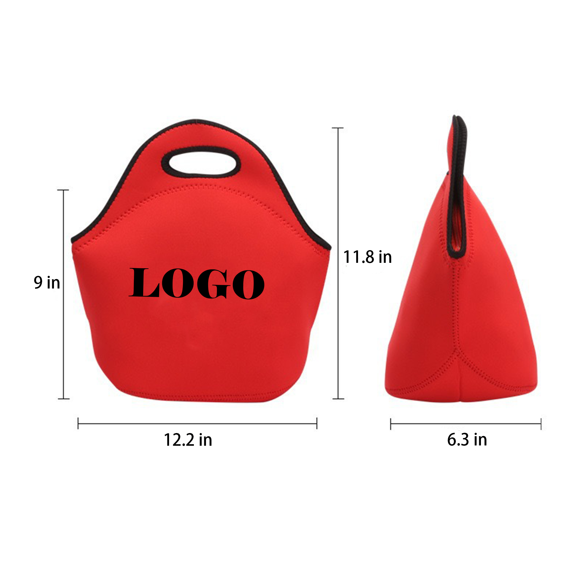 Soft Zippered Lunch Tote 2