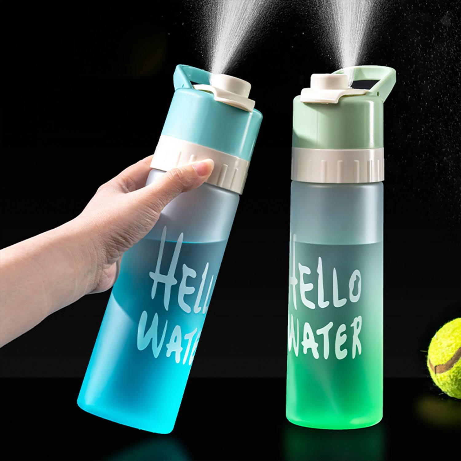23oz Cooling portable spray plastic water cup 10