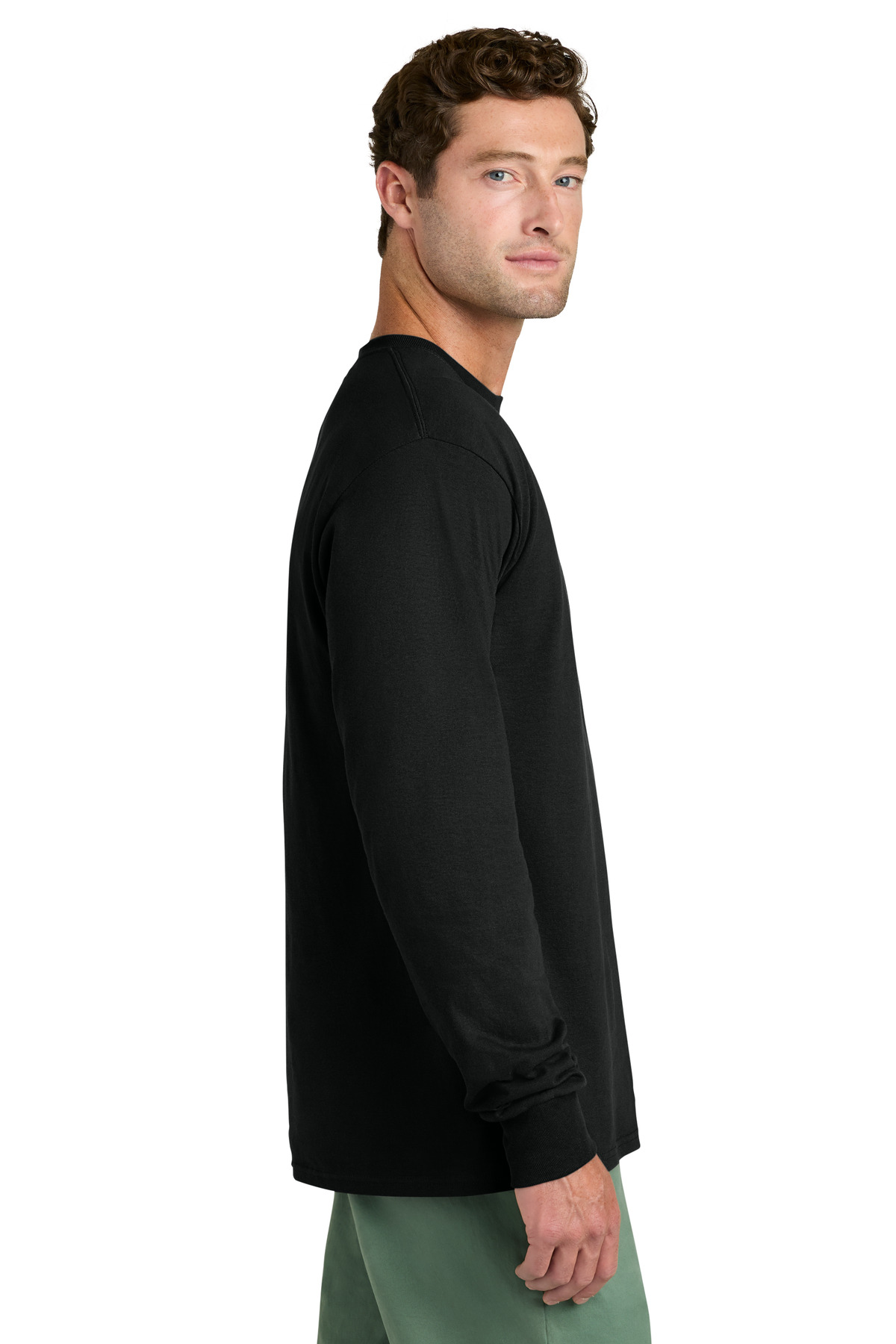 Port & Co Long Sleeve Core Cotton Tee. PC54LS 175