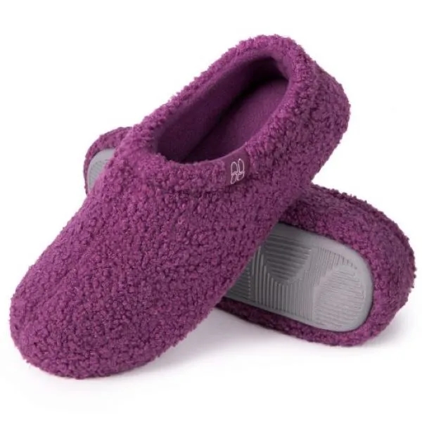HomeTop Women's Cozy Memory Foam Loafer Slippers 6