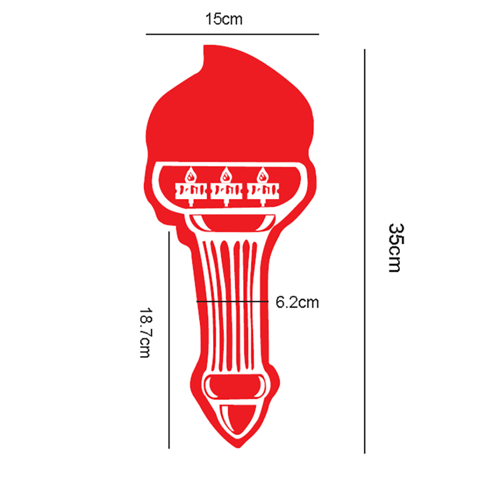 Cheering Foam Torch Waver Props 7