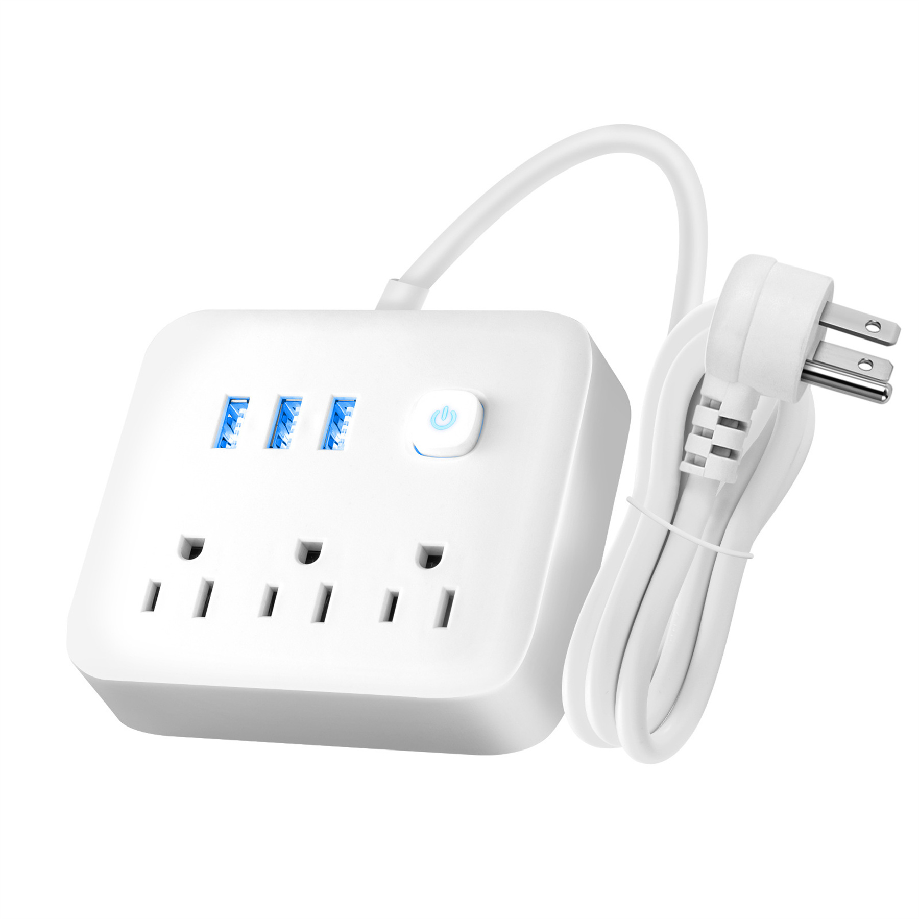 Power Strip Surge Protector with 3 USB Charging Ports 1