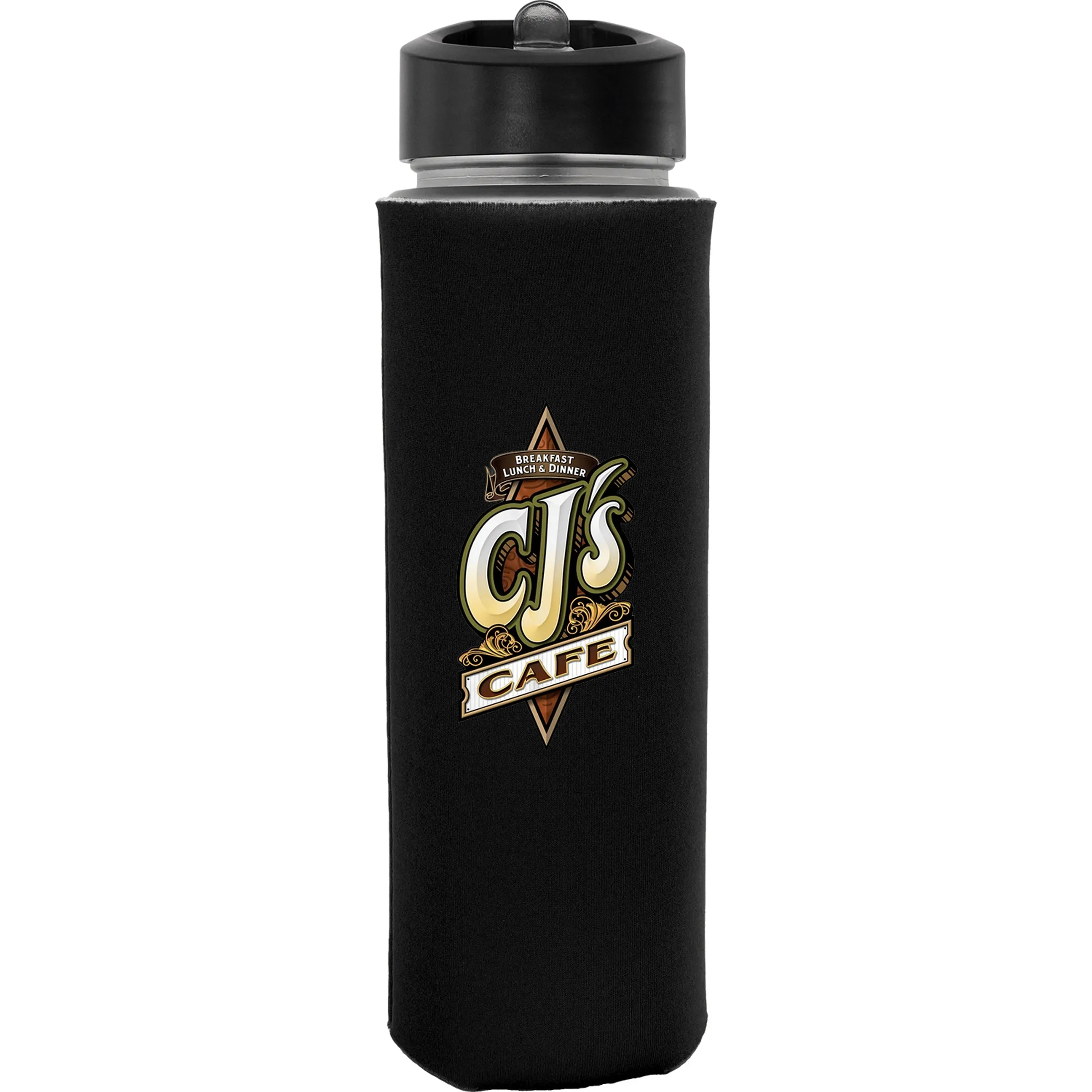Pop Up 22 oz. Frosted Glass Sleeve Bottle 14