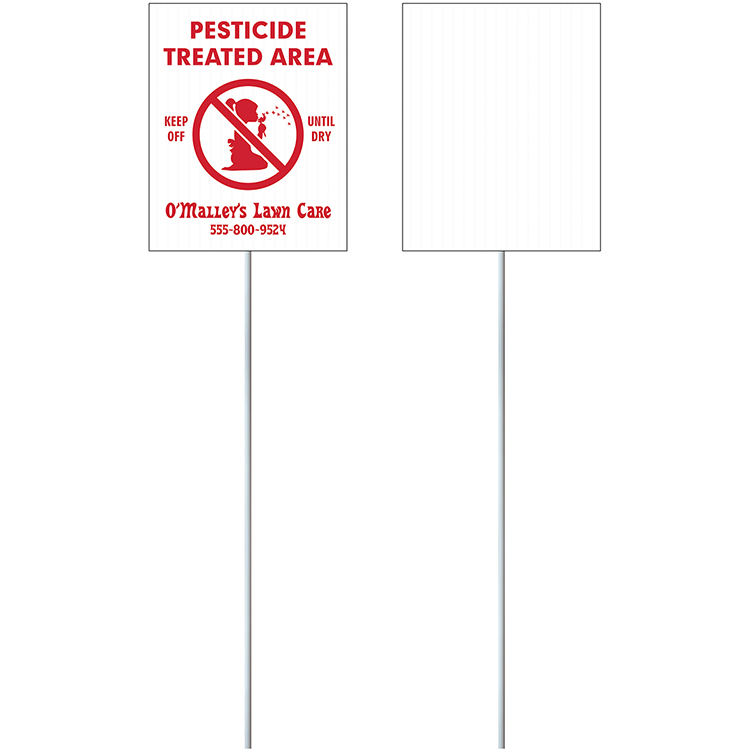 5" x 4" Corrugated Value Posting Signs - One Sided Print 4