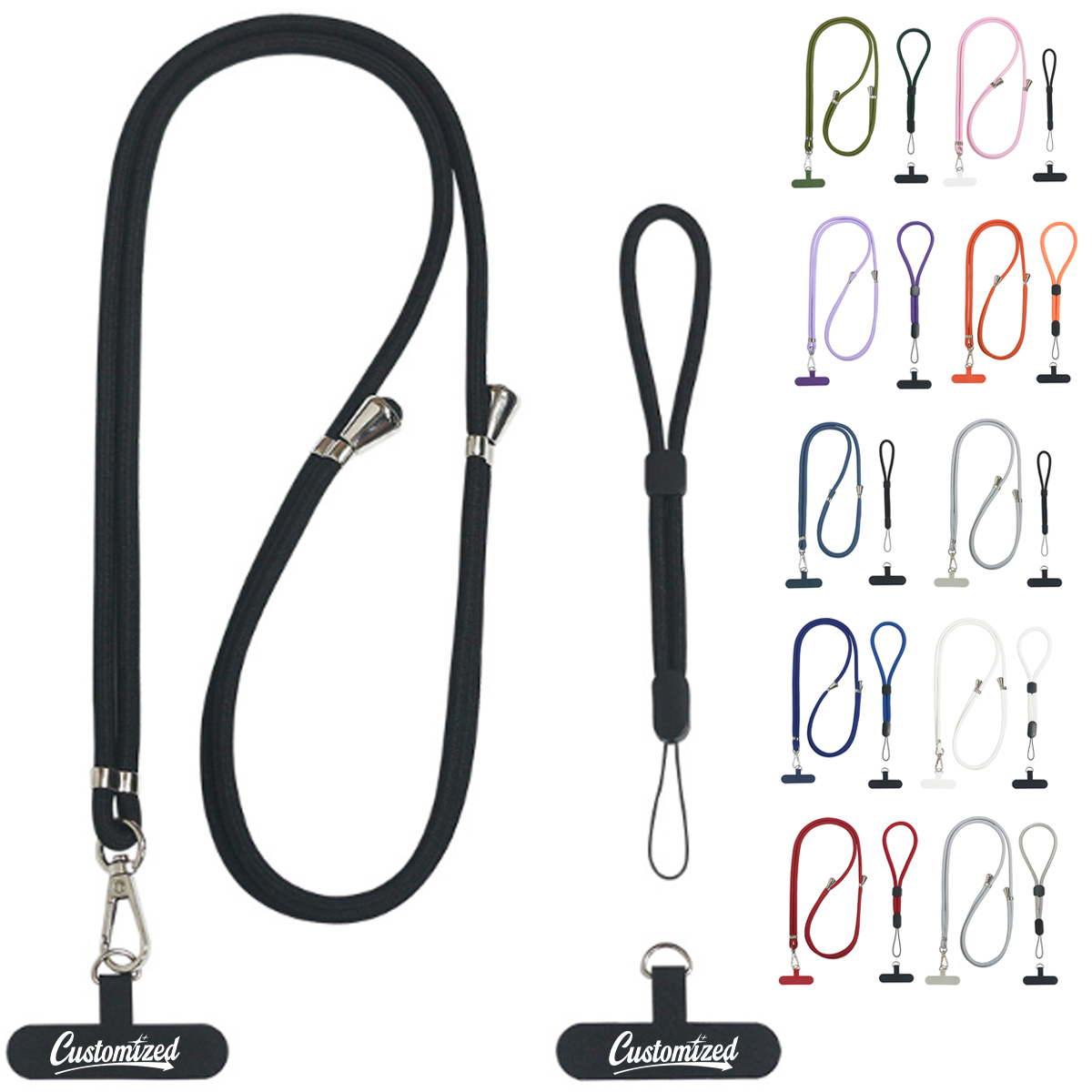 Phone Lanyard Strap with Patch 7
