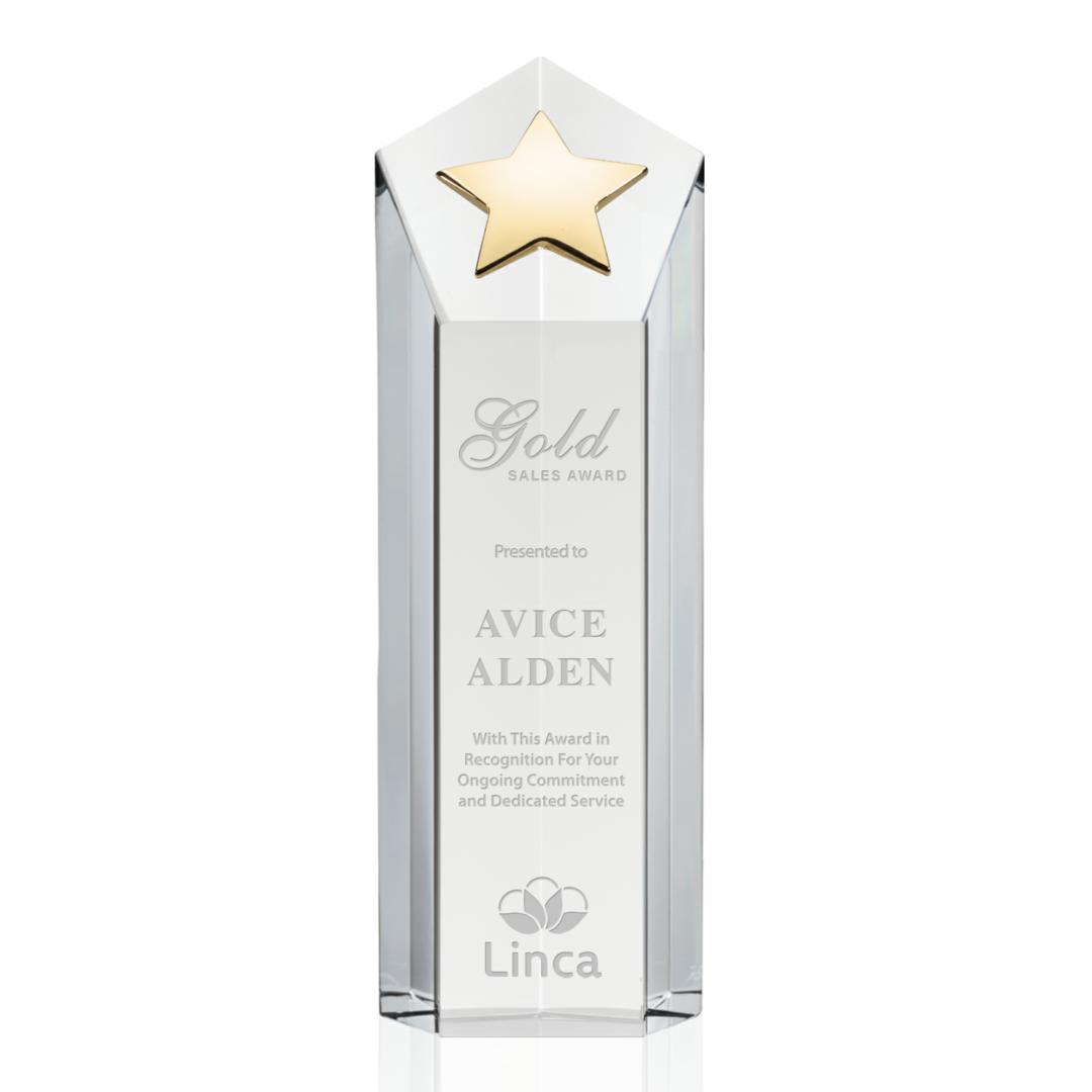 Dorchester Gold Star Award - Clear 3