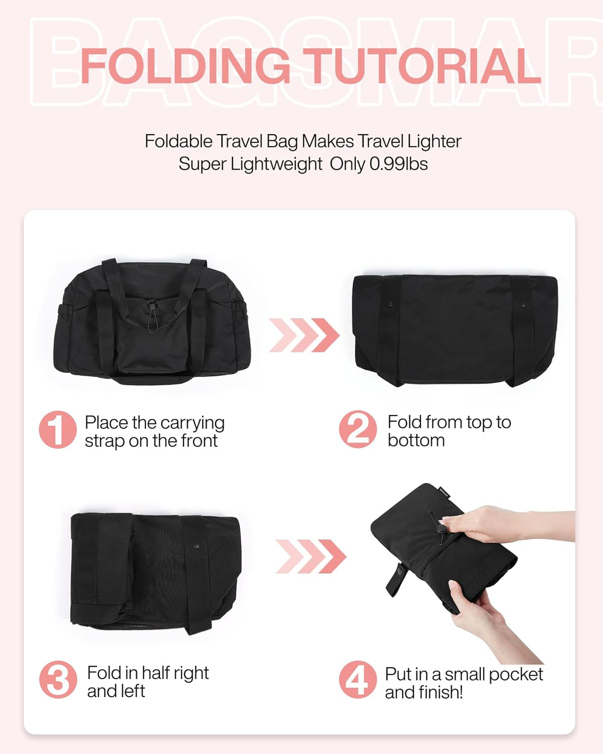 Oxford Foldable Travel Duffle Bag 2