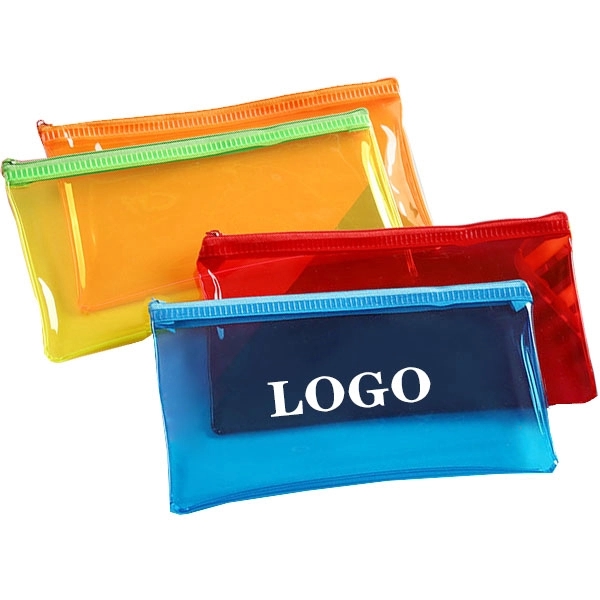 Colorful PVC Zip Pencil Case 4