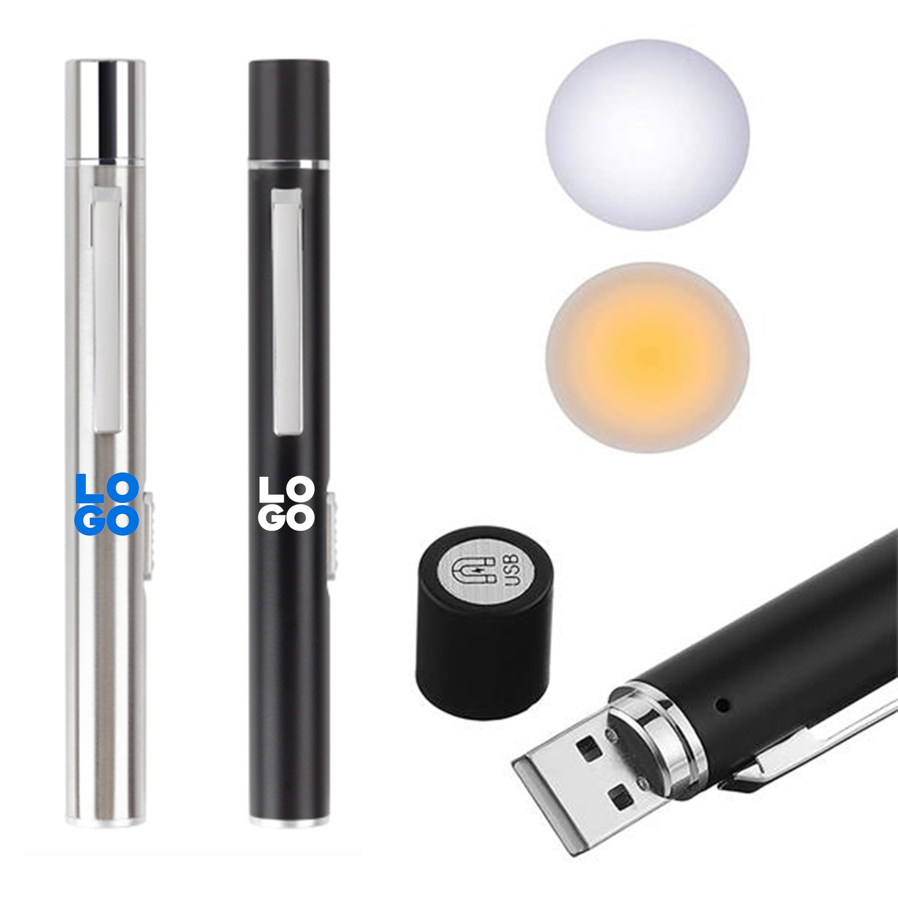 USB Rechargeable LED Penlight 2