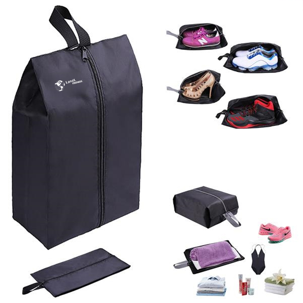 Travel Shoe Bags Waterproof Nylon with Zipper 2