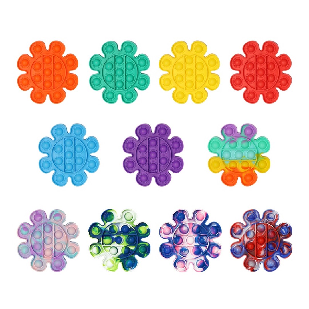 Flower Shape Silicone Fingertip Toy 6