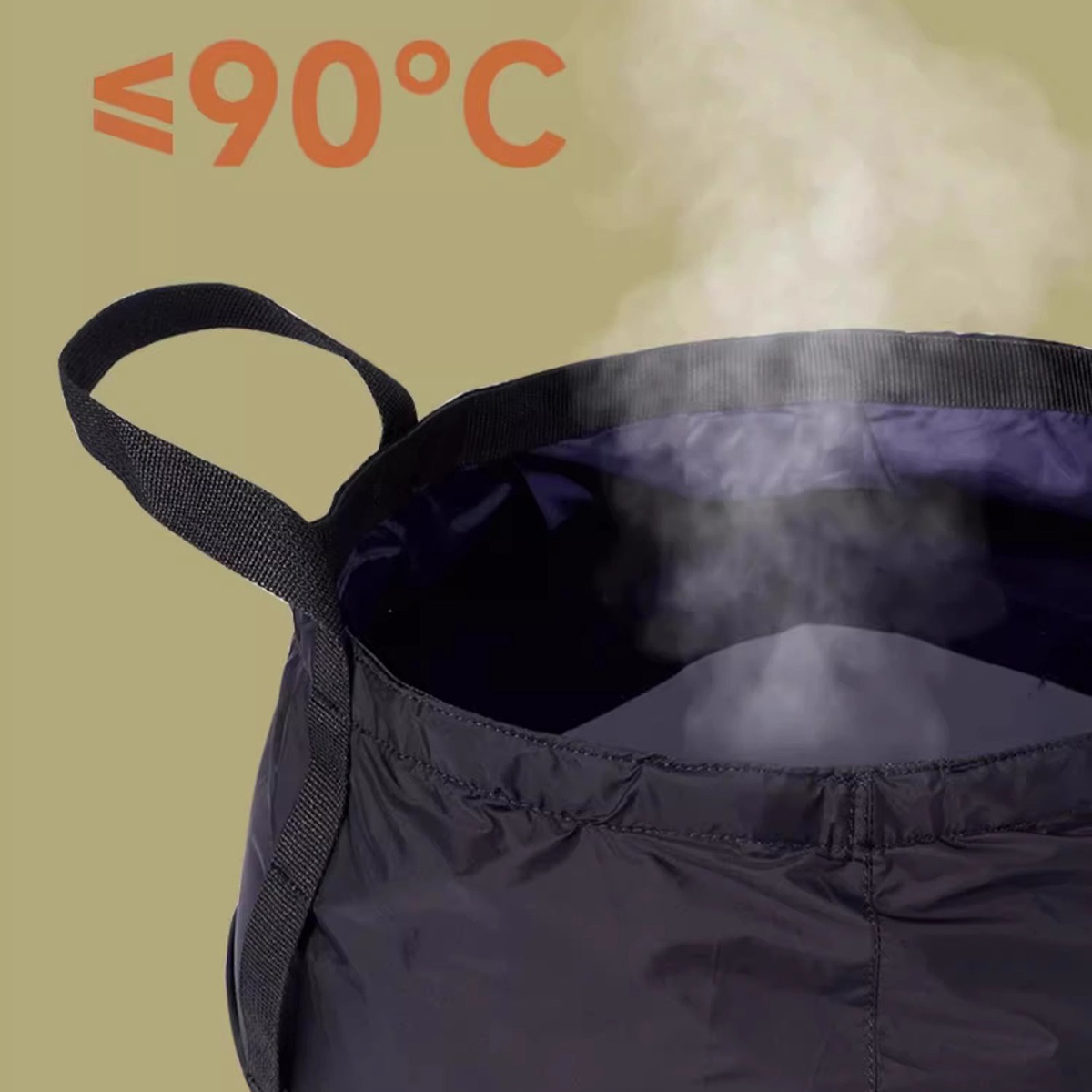Collapsible Waterproof Bucket for Camping Outdoor Use 4