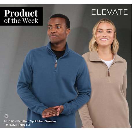 HUDSON Eco Knit Quarter Zip-Men's 105
