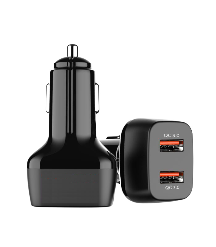Dual Port 3.0 USB Car Charger, 36W 2