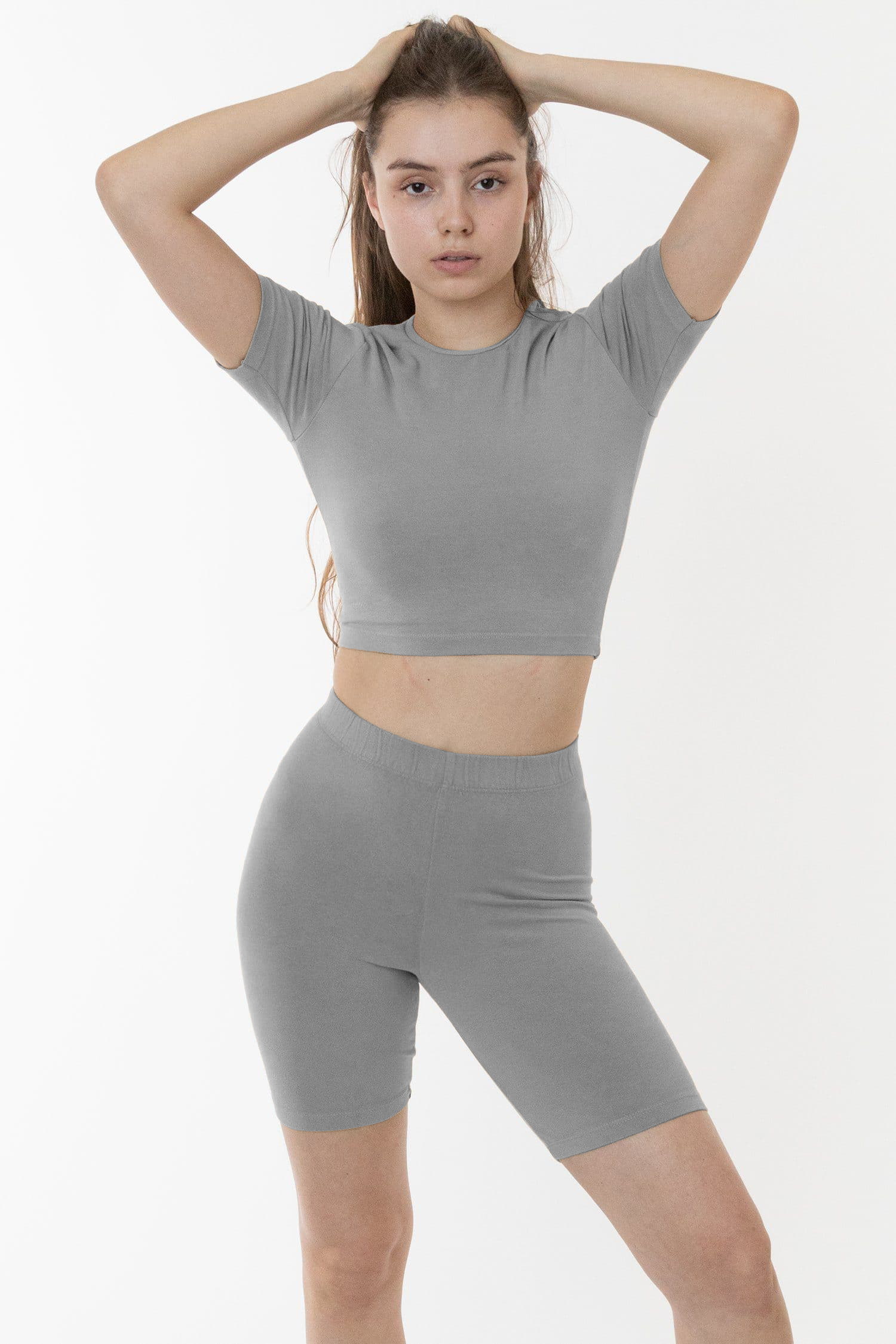 CTN SPNDX S/S CREW CROP TOP 7